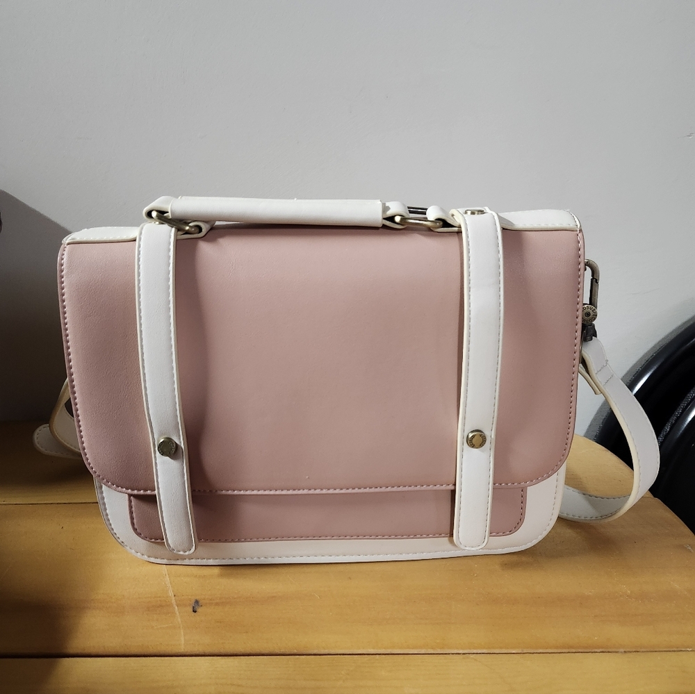 Ecosusi Pink and White Women's Bag